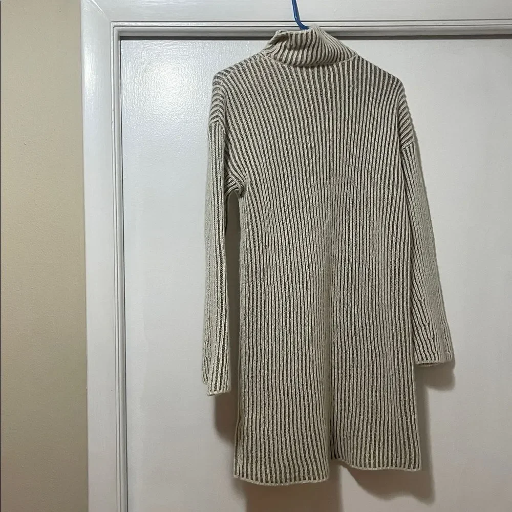 Max studio  Cozy Ribbed Knit Turtleneck Sweater Dress NWT XS